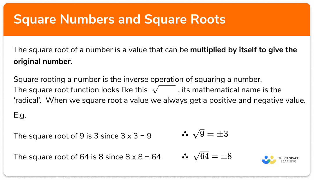 What is the Square Root of 9 education